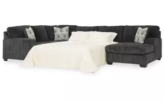 Ashley hollyview armless full sleeper in shadow