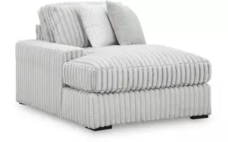 Ashley stupendous laf corner chaise in alloy