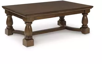 rectangular cocktail table sturlayne in brown by ashley