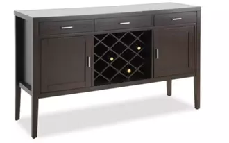 joyce espresso wine console 