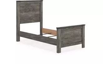 twin panel headboard frandern warm gray