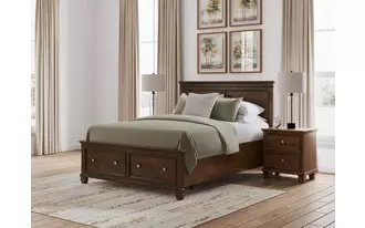 q storage ftbd w/roll slats danabrin brown