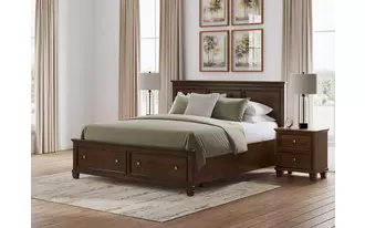 california king rails danabrin brown