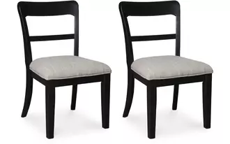 Ashley greddinton dining uph side chair (2/cn) in multi