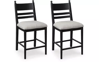 Ashley greddinton upholstered barstool (2/cn) in multi