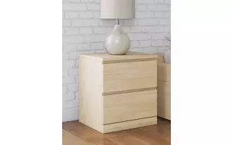 two drawer night stand