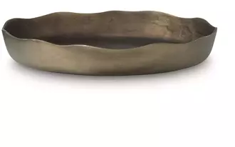 tray wallmen champagne gold finish