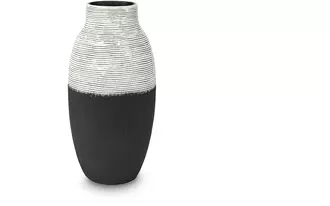vase girtha antique white/black
