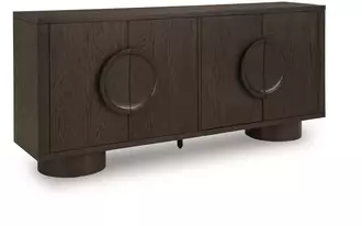 accent cabinet veeda in dark brown by ashley