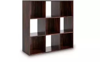 nine cube organizer glosmount cherry/light brown
