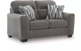 loveseat olten in graphite by ashley