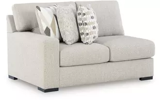 Ashley laurelgrove laf loveseat in pebble