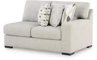 Ashley laurelgrove raf loveseat in pebble
