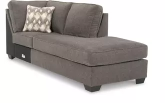 raf corner chaise nordale gray