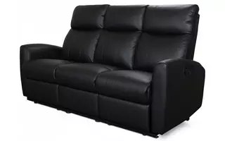 reclining sofa black  3252RSBLACK isella