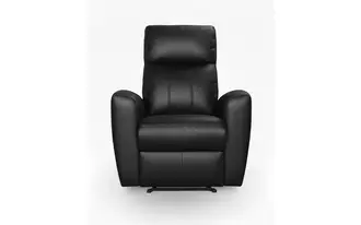 reclining sofa black  
