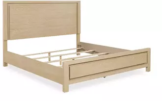 k/ck panel footboard w/slats whittgate light brown