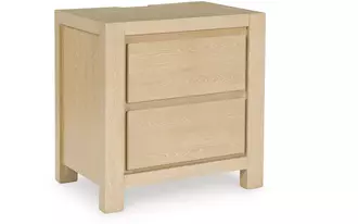two drawer night stand