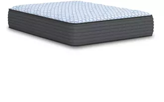queen mattress destin cove plush in blue by ashley