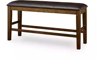 dbl counter uph bench (1/cn) ralene medium brown