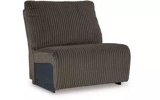 armless chair top tier chocolate