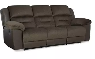 reclining sofa dorman in chocolate by ashley