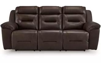 reclining sofa beaman peak chocolate
