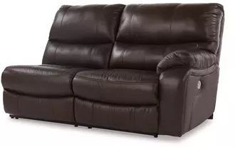 raf rec power loveseat family circle dark brown