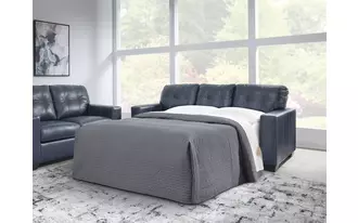 queen sofa sleeper santorine in ocean by ashley