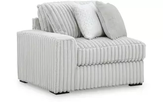 Ashley stupendous laf corner chair in alloy