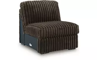 armless chair midnight-madness chocolate