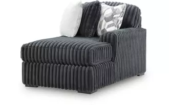 Ashley midnight-madness raf corner chaise in gunmetal