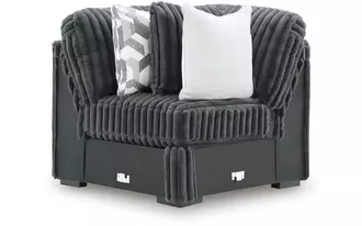 Ashley midnight-madness wedge in gunmetal