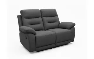 RECLINING LOVESEAT BLACK  1407RL-BLACK EXACT