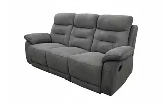 reclining sofa pewter  