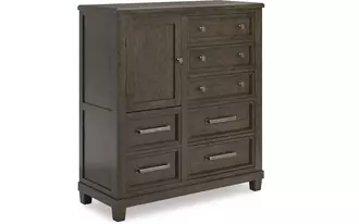 door chest hillcott in dark brown by ashley
