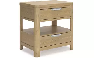 two drawer night stand