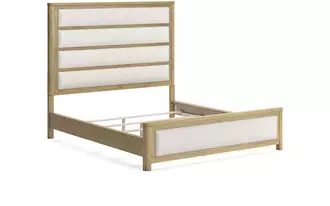 california king rails rencott light brown