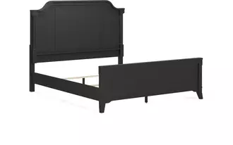 cal king panel rails welltern black