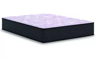 queen mattress bl plush 12 inch purple/gray