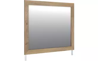 Ashley brozmont bedroom mirror in tan