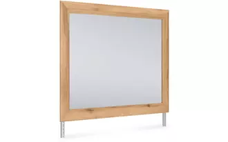 Ashley aleaport bedroom mirror in warm brown