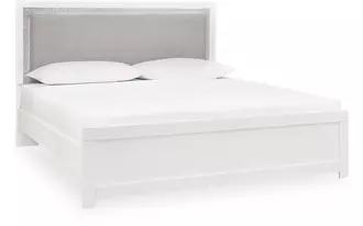 Ashley maeling queen panel footboard in white