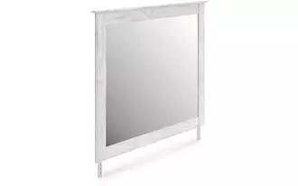 Ashley makidern bedroom mirror in whitewash