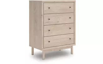 Ashley arloster four drawer chest in tan