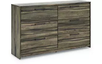 Ashley elbrim six drawer dresser in brown