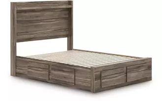 Ashley elbrim full under bed storage in brown