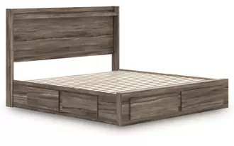 Ashley elbrim king storage footboard in brown