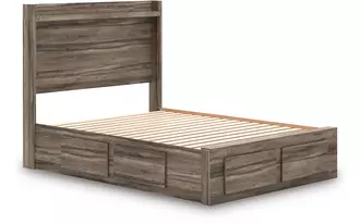 Ashley elbrim full platform rails in brown