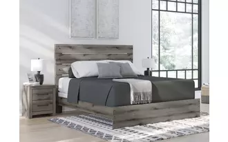 Ashley graystorm king panel rails in brown gray